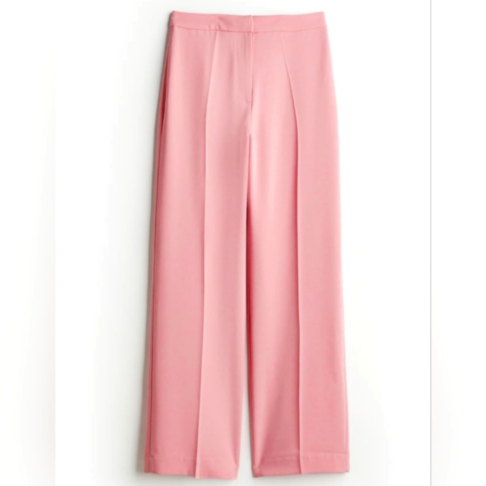 H&M Pink Women's Wide-Leg Pants NWT